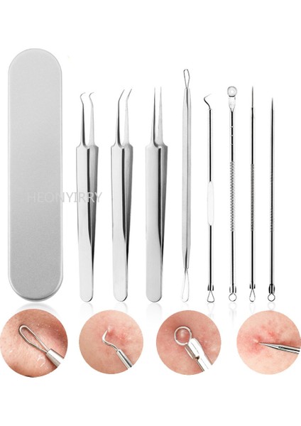 8 Adet/Takım Paslanmaz Çelik Yüz Bakım Araçları (Yurt Dışından) fiyatları