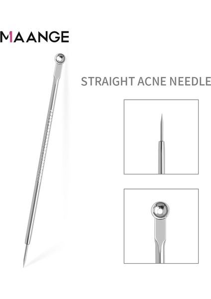Maange 4 Adet/Takım Çelik Cilt Bakım Kiti Iğneler Cımbız Yüz Cilt Bakımı Araçları (Yurt Dışından) modelleri