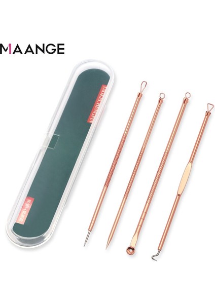 Maange 4 Adet/Takım Çelik Cilt Bakım Kiti Iğneler Cımbız Yüz Cilt Bakımı Araçları (Yurt Dışından) fırsatları
