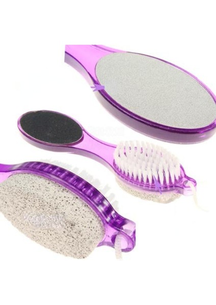 1 【happytree】 1 Adet Ayak Bakımı Aracı 4ın1 Ponza Taşı Ölü Cilt Sökücü Soyma Fırçası Pedikür Taşlama Aracı Rastgele Renk Pedicura Ferramentas (Yurt Dışından) fırsatları