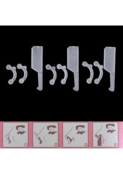 Adet/Takım Burun Klip Düzeltici Masaj Aracı (Şeffaf Beyaz) (Yurt Dışından) fırsatları