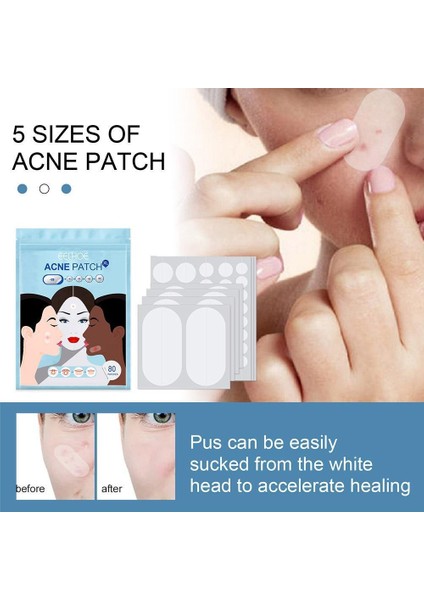 80 Adet/Takım Görünmez Cilt Etiketi Yüz Bakımı (Yurt Dışından) fiyatları