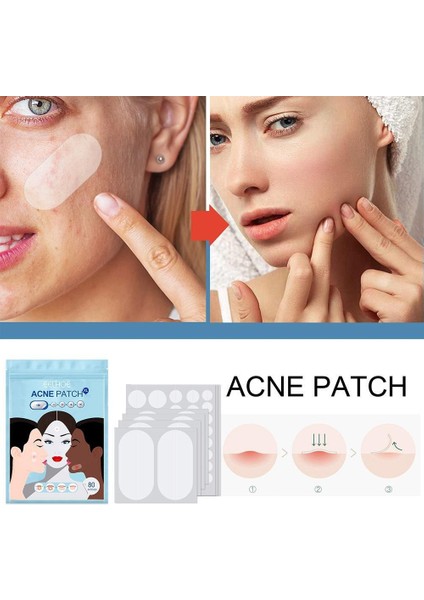 80 Adet/Takım Görünmez Cilt Etiketi Yüz Bakımı (Yurt Dışından) modelleri
