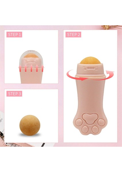 Kedi Paw Yüz Yağı Emici Rulo Volkanik Taş Leke Çıkarıcı Yüz Parlak Değişen Gözenekler Yağ Temizleme Masajı Yüz Bakımı Araçları (Yurt Dışından) fırsatları