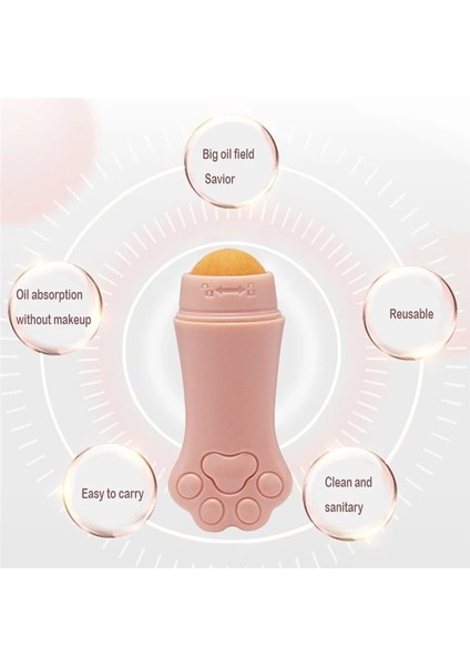 Kedi Paw Yüz Yağı Emici Rulo Volkanik Taş Leke Çıkarıcı Yüz Parlak Değişen Gözenekler Yağ Temizleme Masajı Yüz Bakımı Araçları (Yurt Dışından) indirimleri