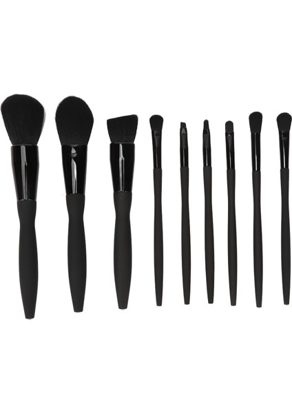 Hao Kan 9 Adet Makyaj Fırça Seti Yumuşak Çalı Komple Siyah Kozmetik Aracı Acemi Kadınlar Için (Yurt Dışından) fırsatları