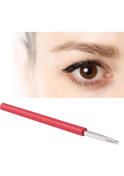50 Adet R5 Liner Gölgeleme Iğneleri Microblading Sis Göz Kaş Bıçağı Yarı Kalıcı Makyaj Için (Yurt Dışından)