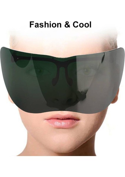Açık Bisiklet Güneş Gözlüğü Unisex Anti-Uv Visor Wrap Güneş Gözlüğü Moda Bisiklet Bisiklet Gözlük Yüz Kalkanı Koruma Koruyucu Araçları (Yurt Dışından)