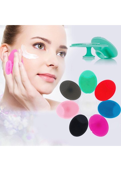 Silikon Güzellik Yıkama Pedi Yüz Peeling Siyah Nokta Yüz Temizleme Fırçası Aracı Yumuşak Derin Temizlik Yüz Fırçaları Aracı Tlsm2 (Yurt Dışından)
