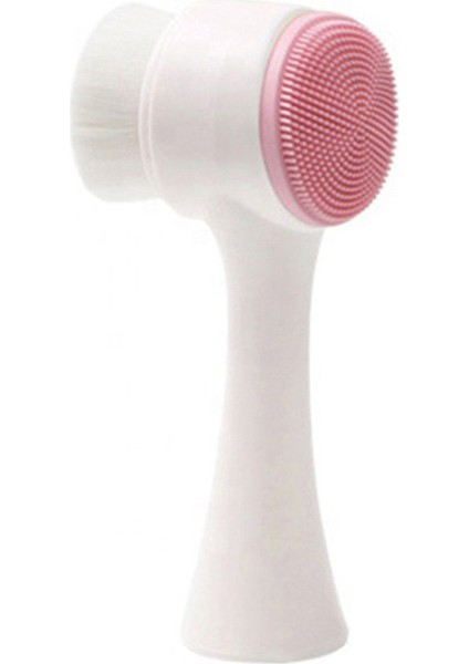 Çift Taraflı Silikon Yüz Temizleyici Yıkama Fırçası Yumuşak Hafif Fiber Yüz Temizleme - Pembe Dalgacık Noktası (Yurt Dışından) modelleri