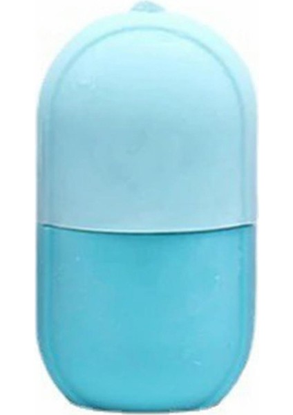 Yüz Buz Masajı Bardak Silindirler Silikon Kapsül Masajı Kas Terapisi Için Gök Mavisi + Açık Mavi (Yurt Dışından)