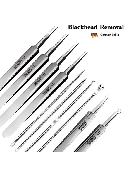 Iğne Klip Cımbız Temizleyici Yüz Cilt Bakımı Aracı (Yurt Dışından)