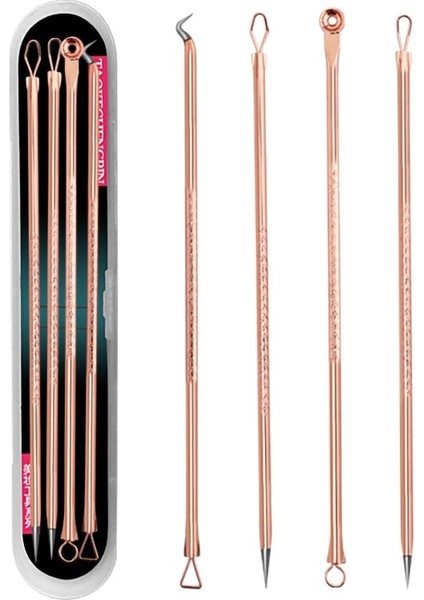 4 Adet/Takım Komedon Iğneler Yüz Temizleyici Yüz Cilt Bakımı Araçları (Yurt Dışından) modelleri