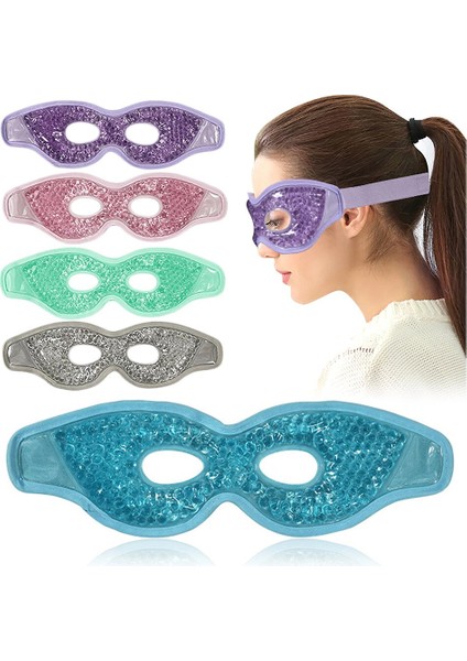 Adet Göz Maskesi Jel Soğutma Göz Uyku Maskesi (Yeşil B) (Yurt Dışından) fırsatları