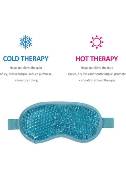 Jel Göz Maskesi Sıcak Soğuk Ayarlanabilir Askı Güzellik Jel Göz Maskesi Uyku Buz Gözlüğü Uyku Maskesipembe (Pembe) (Yurt Dışından) fırsatları