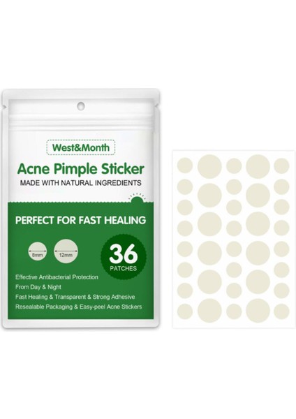 Şeffaf Görünmez Cilt Bakımı Yüz Çıkartmalar (Yurt Dışından)