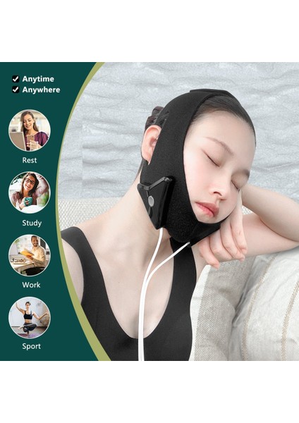 Yüz Germe Bandı Elektrikli USB Eklentisi Çift Çeneyi Azaltma Yüz Inceltme Alet Bandı (Yurt Dışından) indirimleri