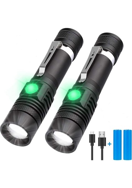 Şarj Edilebilir Flaş-2 * Flaş 2 * Şarj Edilebilir Piller 2 * USB Kablosu-Siyah (Yurt Dışından)