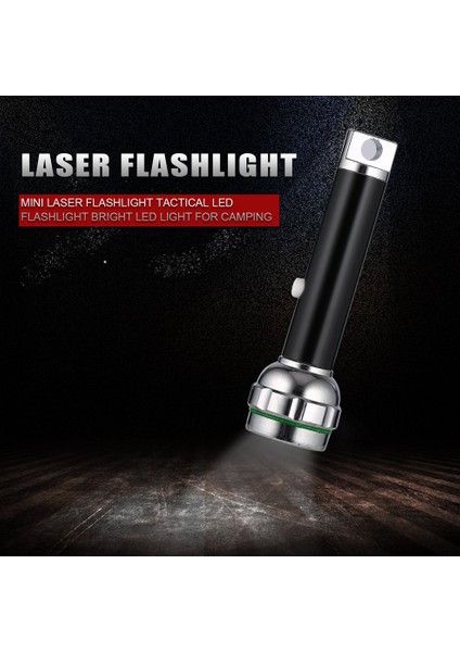 Mini Lazer El Feneri LED El Feneri Kamp Için Parlak LED Işık (Yurt Dışından)