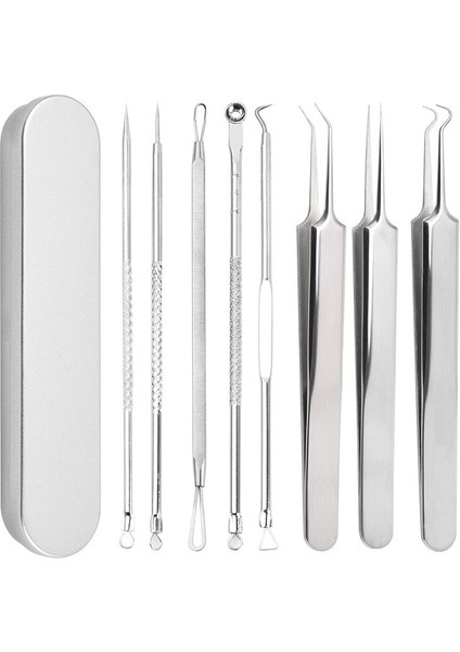 8 Adet Cilt Temizleyici Iğneleri Komedon Temizleme Yüz Cilt Bakımı Araçları (Yurt Dışından) modelleri