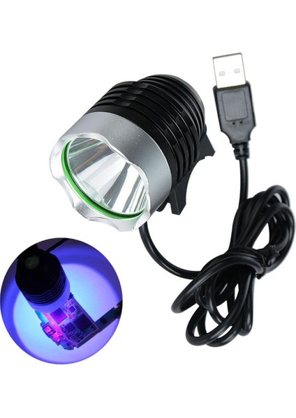 USB Uv Sterilizatör Ultraviyole Işık Yeşil Yağ Tutkal Kür Lambası Kurutucu Sterilizasyon Için LED Ultraviyole Işık Telefon Devre Kartı (Yurt Dışından)