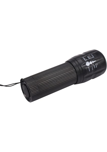 LED El Feneri 18650/AAA LED Torch Yüksek Şarj Edilebilir Yakınlaştırılabilir Fener Su Geçirmez Açık Bisiklet Avcılık Için (Yurt Dışından)