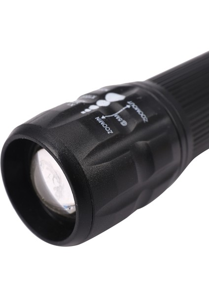LED El Feneri 18650/AAA LED Torch Yüksek Şarj Edilebilir Yakınlaştırılabilir Fener Su Geçirmez Açık Bisiklet Avcılık Için (Yurt Dışından)