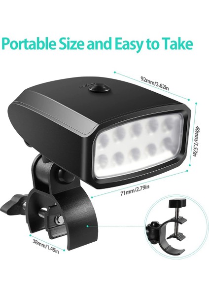 Açık Hava Izgara Işıkları, 10 Süper Parlak LED Işıklı Izgaraya Uygun (Yurt Dışından) modelleri