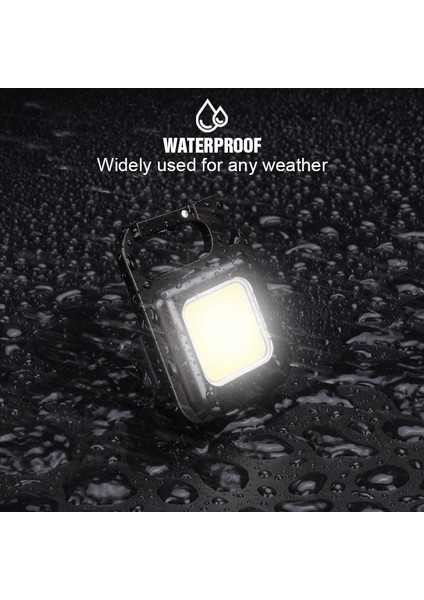Cep El Feneri Mini Anahtarlıklar Çalışma Işığı Yeni Taşınabilir USB LED Şarj Edilebilir Açık Kamp Tirbuşon (Yurt Dışından)