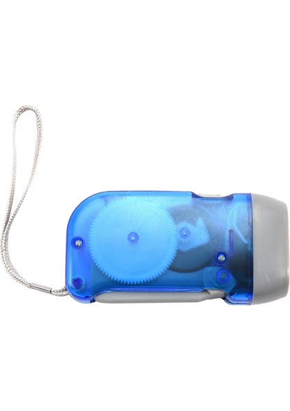 3x El Basın LED El Feneri Fener Dinamo Mini El Feneri LED Acil Durum Dinamo Torch Lambası Kendinden Şarjlı El Işığı (Yurt Dışından)