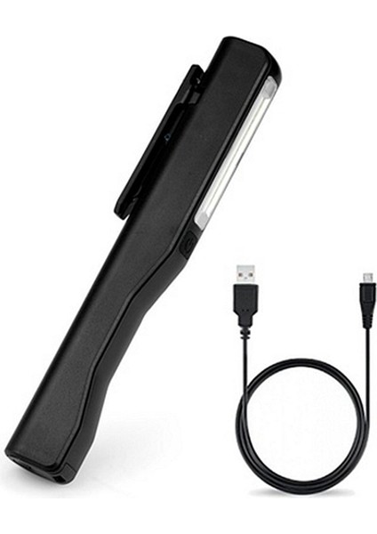 LED Işık-2 x Şarjlı Çalışma Işığı 2 x USB Şarj Kablosu-Siyah & Mavi (Yurt Dışından) fırsatları