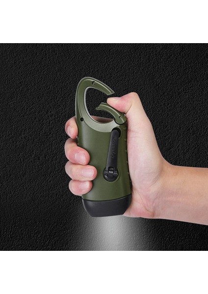 Taşınabilir LED El Feneri El Krank Dinamo Torch Fener USB Şarj (Yurt Dışından)