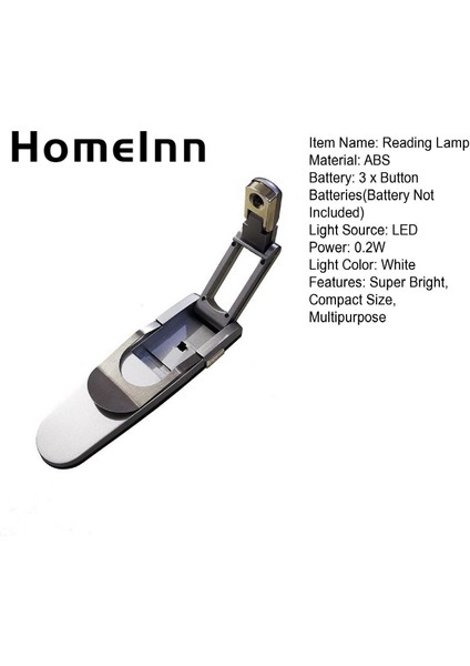 Homeınn Masa Lambası Geniş Uygulama Açılır Tasarım Mini LED Okuma Lambası (Yurt Dışından) modelleri