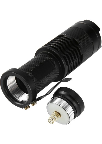 Açık Hava Etkinliği Siyah Için Taşınabilir Q5 LED El Feneri Torch Ayarlanabilir Lamba 300LM (Yurt Dışından)