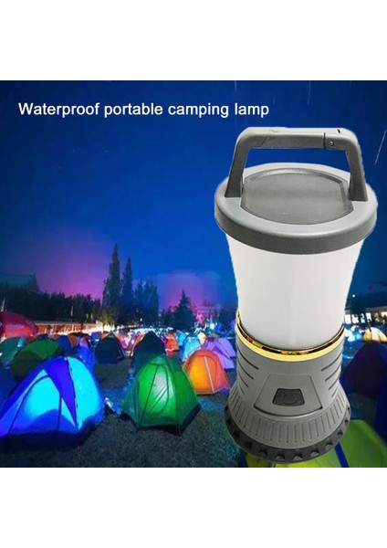 400LM Dört Hızlı LED Açık Taşınabilir Çadır Kamp Acil Kamp Işığı (Yurt Dışından)