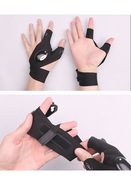 Ha Çok Fonksiyonlu LED El Feneri Eldiveni 3 Parmağı Gösteriyor Pamuk Yüksek Parlaklıkta Aydınlatma Açık Hava Spor Aydınlatma Eldivenleri (Yurt Dışından) fırsatları