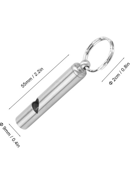 Anahtarlık Açık Kamp Yüksek Desibel Hayatta Kalma ile Acil Düdük (Yurt Dışından) indirimleri