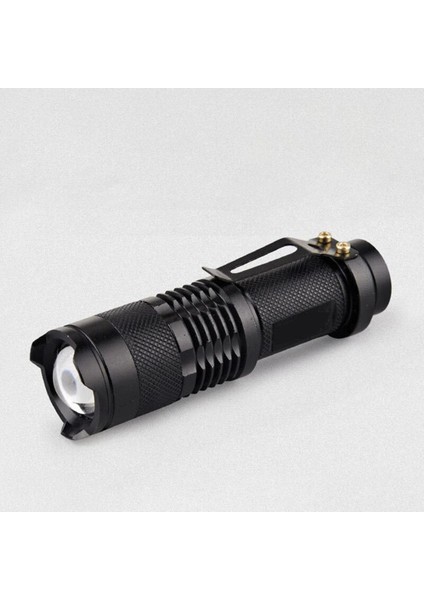 2000 Lümen Güçlü Taktik Mini El Feneri Taşınabilir LED Kamp Lambaları 3 Mod Ayarlanabilir Zumlanabilir Odak Torch Işık Fenerler (Yurt Dışından)