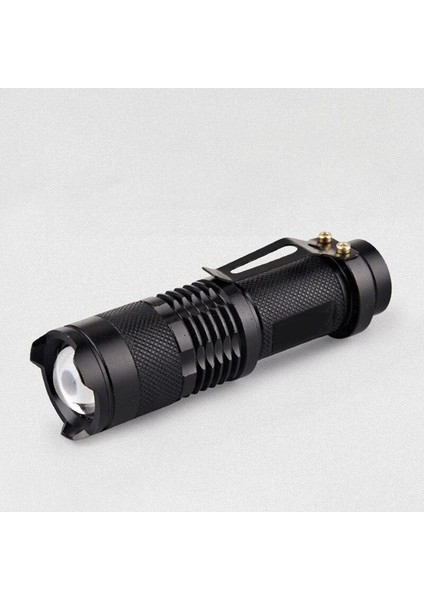 2000 Lümen Güçlü Taktik Mini El Feneri Taşınabilir LED Kamp Lambaları 3 Mod Ayarlanabilir Zumlanabilir Odak Torch Işık Fenerler (Yurt Dışından)