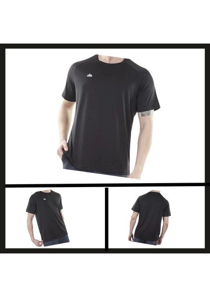 Uyguna-Yakala Siyah (600614) Alpinist Mission Ultra Dry Erkek T-SHIRT-TSH.446