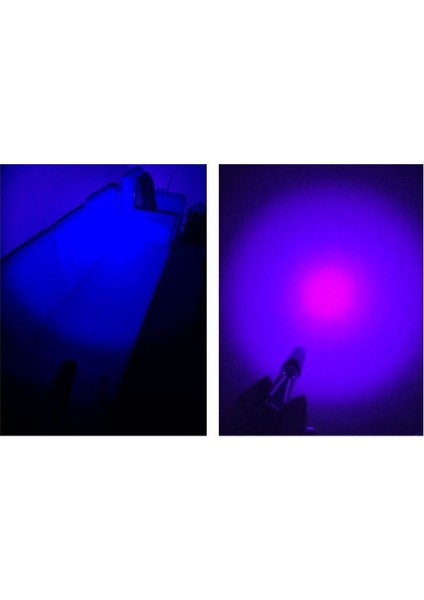 Gm 365NM 3 W LED Uv Penlight Mini Uv LED Kalem Işık Klip Fonksiyonlu Uv Kalem El Feneri Siyah Işık Pet Idrar Algılama (Yurt Dışından)