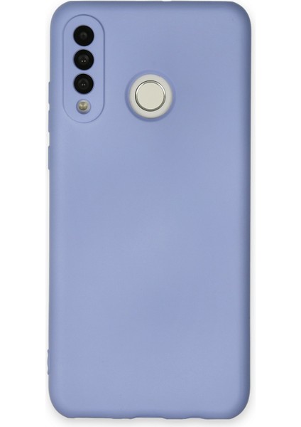 Huawei P30 Lite Kılıf Nano Içi Kadife Silikon - Lila