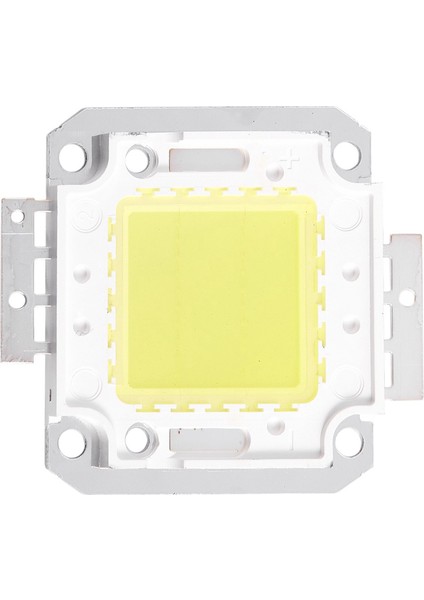 2x Kare Şekli Beyaz Dc Lamba Cob Smd LED Modül Çipi 30-36V 20W (Yurt Dışından)