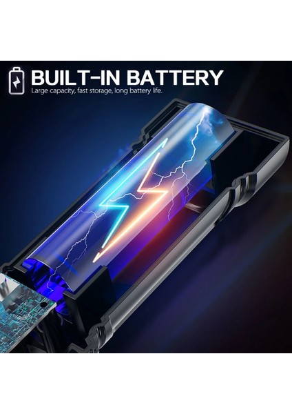 【rongcai】 9led Yüksek Güçlü El Feneri USB Şarj Edilebilir Dış Aydınlatma Kamp Balıkçılık (Yurt Dışından)