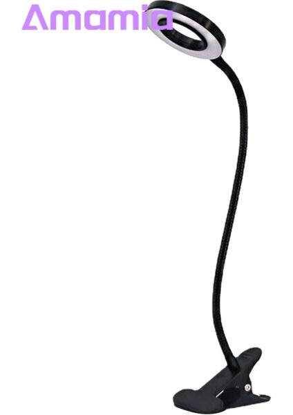Amamia Masa Lambası Üç Dişli Klipsli LED Yatak Başlığı Gece Lambası (Yurt Dışından) fiyatları