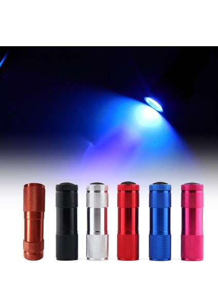 Mini 9led Uv El Feneri Ultraviyole Algılama Torch Işığı Kontrol Tmoney Için (Yurt Dışından)