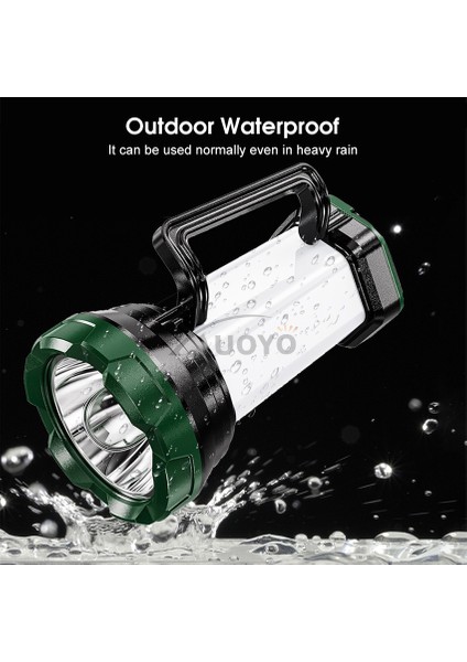 Auoyo 10W El Lambası Işığı Güçlü Çok Fonksiyonlu Işık LED Projektör Cob Yan Işık USB Şarj Edilebilir Çalışma Işığı (Yurt Dışından)