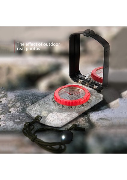 Çok Fonksiyonlu Aydınlık Compwith LED Işık Taşınabilir Su Geçirmez Pusula (Yurt Dışından) fırsatları