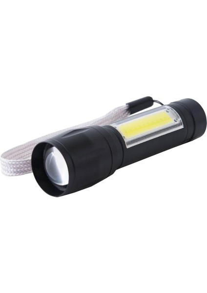 Süper Parlak LED Özel Kuvvetler El Feneri Parlak USB Şarj Ultra Parlak Uzun Menzilli Mini Taşınabilir Çok Fonksiyonlu Ev (Yurt Dışından)