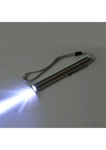 Mini El Feneri LED Kalem Tarzı Taşınabilir Doktorlar Tarafından Kullanılır Şarj Edilebilir Ev Feneri USB Şarjlı Alüminyum Beyaz / Sıcak Işık-Beyaz Işık (Yurt Dışından)